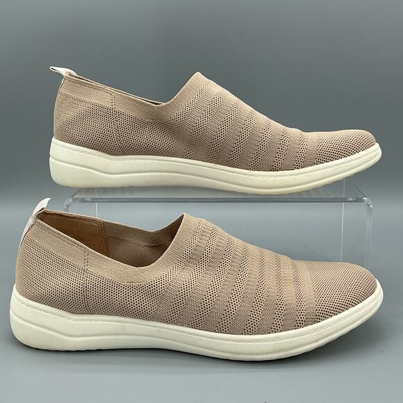 Lifestride Women’s Energy Knit Flats Taupe Size 10M - Picture 1 of 11